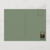 Kunststijl Spa-dag Briefkaart (Achterkant)