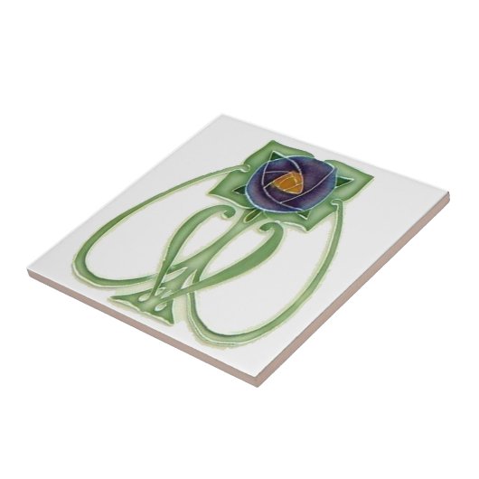 Kunststijl Tegeltje (Zijkant)