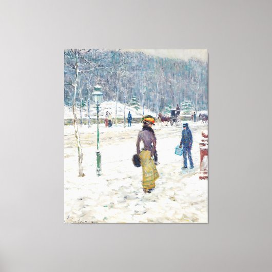 Kunststijl van Childe Hassam Canvas Afdruk (Voorkant)