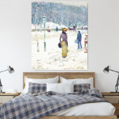 Kunststijl van Childe Hassam Canvas Afdruk (Insitu (Slaapkamer))