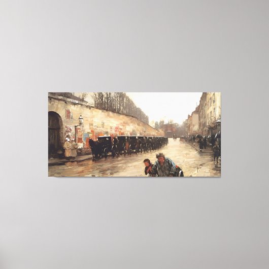 Kunststijl van Childe Hassam Canvas Afdruk (Voorkant)