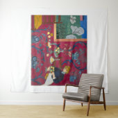 Kunststijl van Henri Matisse Wandkleed (In Situ (horizontaal))