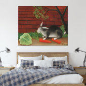 Kunststijl van Henri Rousseau Canvas Afdruk (Insitu (Slaapkamer))