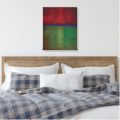 Kunststijl van Mark Rothko Canvas Afdruk (Insitu (Slaapkamer))