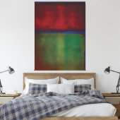 Kunststijl van Mark Rothko Canvas Afdruk (Insitu (Slaapkamer))