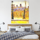 Kunststijl van Paul Signac Canvas Afdruk (Insitu (Slaapkamer))