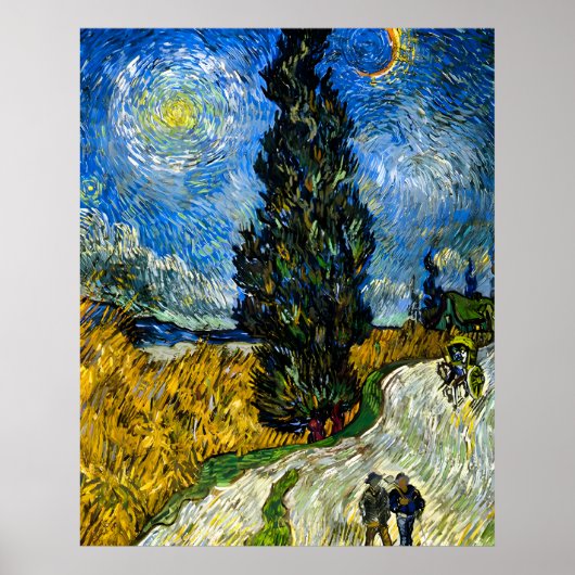 Kunststijl van Vincent Van Gogh Poster (Voorkant)