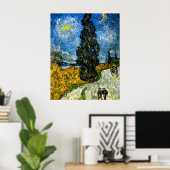 Kunststijl van Vincent Van Gogh Poster (Thuiskantoor)