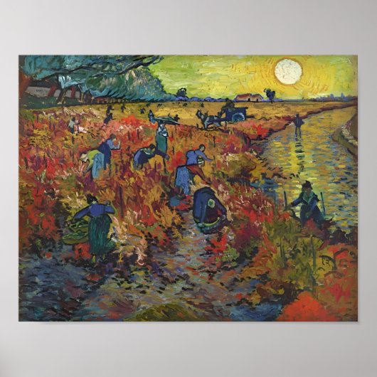 Kunststijl van Vincent Van Gogh Poster (Voorkant)