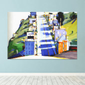 Kunststijl van Wayne Thiebaud Canvas Afdruk (Insitu (Houten vloer))