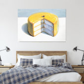 Kunststijl van Wayne Thiebaud Canvas Afdruk (Insitu (Slaapkamer))