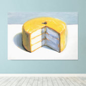 Kunststijl van Wayne Thiebaud Canvas Afdruk (Insitu (Houten vloer))