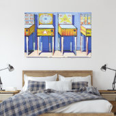 Kunststijl van Wayne Thiebaud Canvas Afdruk (Insitu (Slaapkamer))