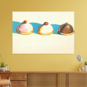 Kunststijl van Wayne Thiebaud Canvas Afdruk (Insitu (Woonkamer))