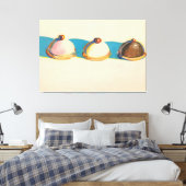 Kunststijl van Wayne Thiebaud Canvas Afdruk (Insitu (Slaapkamer))
