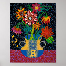 Kunststijl van Yayoi Kusama Poster