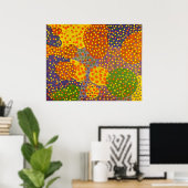 Kunststijl van Yayoi Kusama Poster (Thuiskantoor)