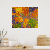 Kunststijl van Yayoi Kusama Poster (Keuken)