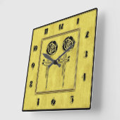 Kunststijl Vierkante Klok (Hoek)