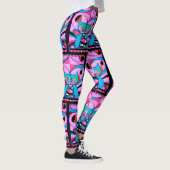 Kunststijlkatten van pop, kunstafdrukken, maximali leggings (Rechts)