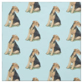 Kunststof Airdale Dog Stof (Swatch)