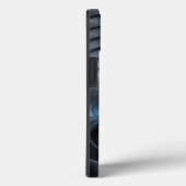 Kunststof Blauw Grijs 3D Fractal Art Modern Abstra Case-Mate iPhone Case (Achterkant / Rechts)