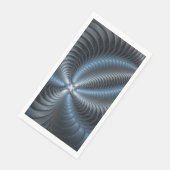 Kunststof Blauw Grijs 3D Fractal Art Modern Abstra Servet (Hoek)