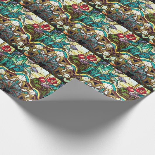 Kunststof bloem cadeaupapier (Hoek)