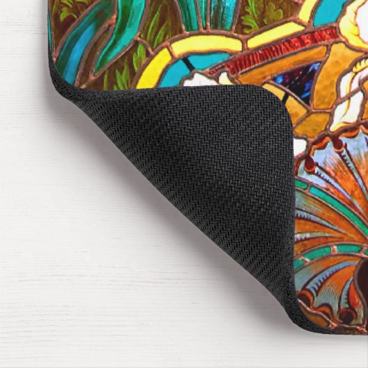 Kunststof bloem muismat (Hoek)