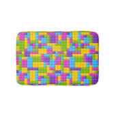 Kunststof bouwstenen patroon badmat (Voorkant)
