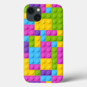 Kunststof bouwstenen patroon Case-Mate iPhone case (Achterkant)