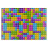 Kunststof bouwstenen patroon snijplank (Voorkant)