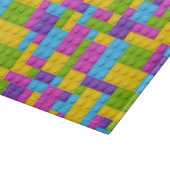 Kunststof bouwstenen patroon snijplank (Hoek)