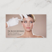 Kunststof centrum voor chirurgie en verjonging visitekaartje (Voorkant)