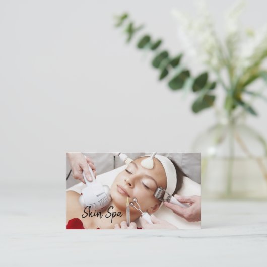 Kunststof centrum voor chirurgie en verjonging visitekaartje (Staand voorkant)