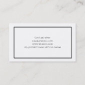 Kunststof centrum voor chirurgie en verjonging visitekaartje (Achterkant)