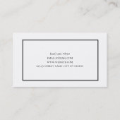 Kunststof centrum voor chirurgie en verjonging visitekaartje (Achterkant)