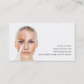 Kunststof centrum voor chirurgie en verjonging visitekaartje (Achterkant)