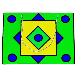 Kunststof design geschenktas groot cadeauzakje