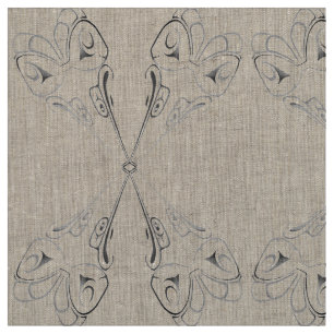 Kunststof Eagle Totem Pole Tribal Stof