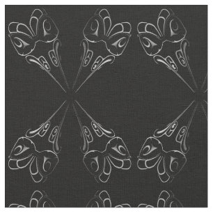 Kunststof Eagle Totem Pole Tribal Stof