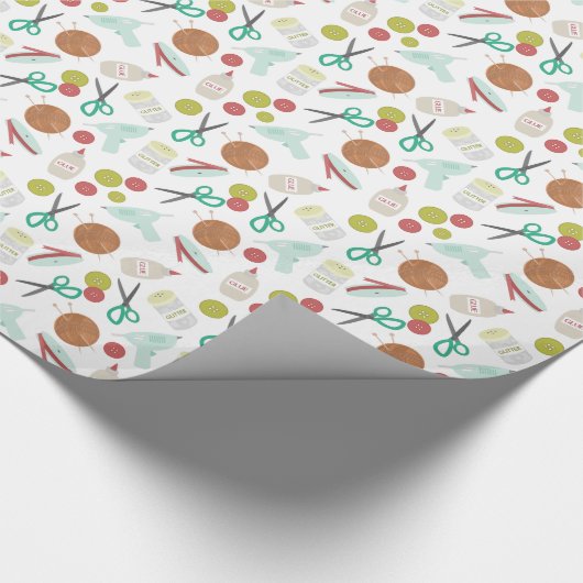 Kunststof- en tekenpapier cadeaupapier (Hoek)