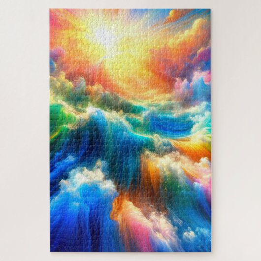 Kunststof golven legpuzzel (Verticaal)