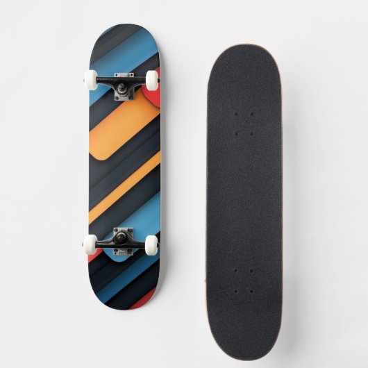 Kunststof kleuren persoonlijk skateboard (Voorkant)