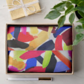 Kunststof levendige kleurrijke borstelexplosiekuns tissuepapier (Geschenk)