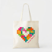 Kunststof, liefdesproducten en polyominosen Tas (Voorkant)