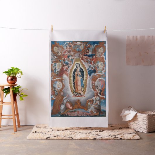Kunststof "Maagd of Guadalupe" Stof (Voorbeeld)