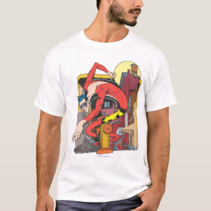Kunststof Mannen vormen in de stad T-shirt