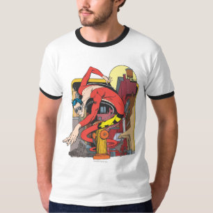 Kunststof Mannen vormen in de stad T-shirt