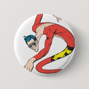 Kunststof Mannen vormen-verschuivingen Ronde Button 5,7 Cm